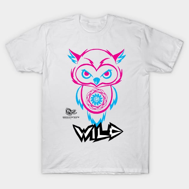 WILD Owl T-Shirt by ozj